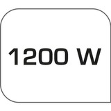 Tefal King Size Waffeleisen WM756D schwarz/silber, 1.200 Watt