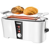 Unold Toaster Design Dual weiß/schwarz, 1.350 Watt, für 4 Scheiben Toast