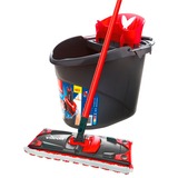 Vileda Wischer Ultramax 2in1 Komplettset, Bodenwischer schwarz/rot