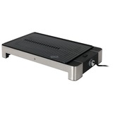 WMF LONO Elektrogrill, gerippt schwarz/edelstahl, 2.000 Watt