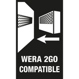 Wera 2go 3 Werkzeugbox schwarz, mit Tragegriff