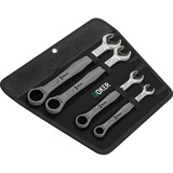 Wera 6000 Joker 4 Set 1 Maul-Ringratschenschlüssel-Satz, 4‑teilig, Schraubenschlüssel mit Haltefunktion