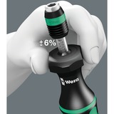 Wera Drehmoment-Schraubendreher 7441, Drehmomentschlüssel schwarz/grün, für 1/4" Bits