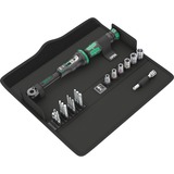 Wera Drehmomentschlüssel mit Umschaltknarre Click-Torque A6 Set 1 schwarz/grün, Abtrieb 1/4" Sechskant