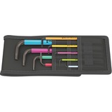 Wera Winkelschraubendreher-Satz 950/9 HexPlus Multicolour Imperial 1 schwarz, 9-teilig, mit Falttasche