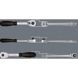 Wera Zyklop Metal-Knarrensatz 8100 SA 11, Zoll-Größen, Werkzeug-Set 28-teilig, mit Umschaltknarre, 1/4"