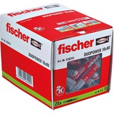 fischer Dübel DUOPOWER 10x80 hellgrau/rot, 25 Stück