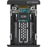 Icy Dock EZConvert MB705M2P-B, Konverter schwarz, M.2 PCIe NVMe SSD zu 2,5" U.2 PCIe SSD Konverter / Adapter