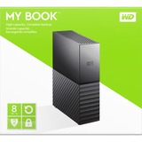 WD My Book 8 TB, Externe Festplatte schwarz, Micro-USB-B 3.2 Gen 1 (5 Gbit/s)