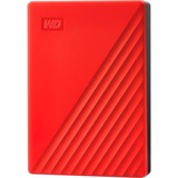 WD My Passport 4 TB, Externe Festplatte rot, Micro-USB-B 3.2 Gen 1