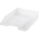 Herlitz Ablagekorb A4-C4 classic weiß transluzent, Briefablage weiß/transparent