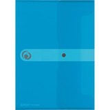 Herlitz Dokumententasche PP transparent/blau
