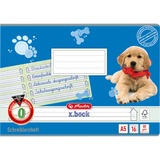 Herlitz Heft liniert 16 Blatt Din A5, Lineatur 0 rot, A4