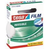 tesa tesafilm invisible, 1 Rolle, 19mm, Klebeband transparent, 33 Meter