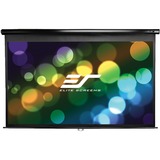 EliteScreens Manual Rollo, Rolloleinwand schwarz, 84", 16:9, MaxWhite