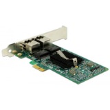 DeLOCK PCIe > 2 x Gigabit LAN, LAN-Adapter 