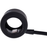 Alphacool Aurora HardTube LED Ring 16mm Deep Black - RGB, LED-Streifen schwarz