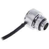 Alphacool Eiszapfen Temperatursensor G1/4 IG/IG chrom, mit AG Adapter - Chrome