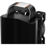 be quiet! Pure Rock 2 Black, CPU-Kühler schwarz, Elegante schwarze Oberfläche, 120 mm