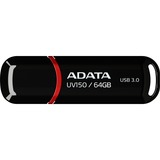 ADATA  DashDrive UV150 64 GB, USB-Stick schwarz/rot, USB-A 3.2 Gen 1