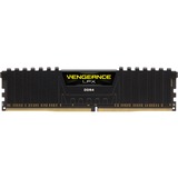 Corsair DIMM 16 GB DDR4-3000 (2x 8 GB) Dual-Kit, Arbeitsspeicher schwarz, CMK16GX4M2B3000C15, Vengeance LPX, INTEL XMP