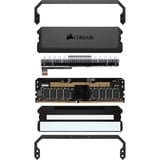 Corsair DIMM 16 GB DDR4-3200 (2x 8 GB) Dual-Kit, Arbeitsspeicher schwarz, CMT16GX4M2C3200C16, Dominator Platinum RGB, INTEL XMP