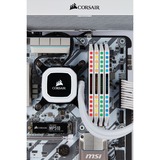 Corsair DIMM 16 GB DDR4-3200 (2x 8 GB) Dual-Kit, für AMD Optimiert , Arbeitsspeicher weiß, CMT16GX4M2Z3200C16W, Dominator Platinum RGB, INTEL XMP