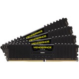 Corsair DIMM 32 GB DDR4-3200 (4x 8 GB) Quad-Kit, Arbeitsspeicher CMK32GX4M4B3200C16, Vengeance LPX, INTEL XMP