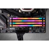 Corsair DIMM 32 GB DDR4-3600 (4x 8 GB) Quad-Kit, Arbeitsspeicher schwarz, CMW32GX4M4C3600C18, Vengeance RGB PRO, INTEL XMP