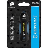 Corsair Flash Voyager 256 GB, USB-Stick schwarz/blau, USB-A 3.2 Gen 1