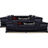G.Skill DIMM 16 GB DDR4-3600 Kit, Arbeitsspeicher schwarz, F4-3600C18D-16GVK, Ripjaws V
