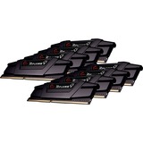 G.Skill DIMM 256 GB DDR4-3200 Octo-Kit, Arbeitsspeicher schwarz, F4-3200C16Q2-256GVK, Ripjaws V, XMP