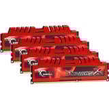 G.Skill DIMM 32 GB DDR3-1333 (4x 8 GB) Quad-Kit, Arbeitsspeicher F3-10666CL9Q-32GBXL, RipjawsX, Retail