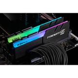 G.Skill DIMM 32 GB DDR4-3200 (2x 16 GB) Dual-Kit, Arbeitsspeicher schwarz, F4-3200C16D-32GTZR, Trident Z RGB, INTEL XMP