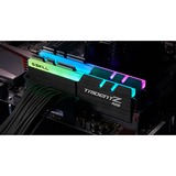 G.Skill DIMM 32 GB DDR4-3600 (2x 16 GB) Dual-Kit, Arbeitsspeicher schwarz, F4-3600C18D-32GTZR, Trident Z RGB, INTEL XMP