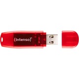 Intenso Rainbow Line 128 GB, USB-Stick rot, USB 2.0