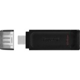 Kingston DataTraveler 70 64 GB, USB-Stick schwarz, USB-C 3.2 (5 Gbit/s)