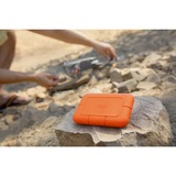 LaCie RUGGED SSD 2 TB, Externe SSD orange, USB-C 3.2 Gen 1 (5 Gbit/s)