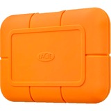 LaCie RUGGED SSD 500 GB, Externe SSD orange, USB-C 3.2 Gen 1 (5 Gbit/s)