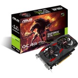 ASUS GeForce GTX 1050 Ti Cerberus OC, Grafikkarte HDMI, DisplayPort, DVI-D