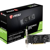 MSI GeForce GTX 1650 4GT LP OC, Grafikkarte 1x HDMI, 1x DVI-D, 1x DisplayPort