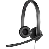 Logitech USB Stereo Headset H570e schwarz