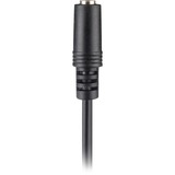 goobay Kabel 3,5mm-Stecker > 2x 3,5mm-Kupplung schwarz, 20cm, stereo