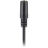 goobay Kabel 3,5mm-Stecker > 2x 3,5mm-Kupplung schwarz, 20cm, stereo