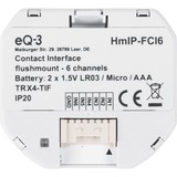 Homematic IP Kontakt-Schnittstelle Unterputz – 6-fach (HmIP-FCI6), Relais weiß