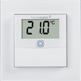 Homematic IP Smart Home Temperatur & Luftfeuchtigkeitssensor mit Display (HmIP-STHD) weiß