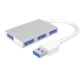 ICY BOX IB-Hub1402, USB-Hub silber