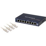 Netgear GS108GE, Switch blau, Retail