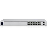 Ubiquiti USW-16-POE, Switch grau, 42W PoE Budget