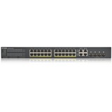 Zyxel GS1920-24HP V2, Switch schwarz, 375W PoE+ Gesamtbudget